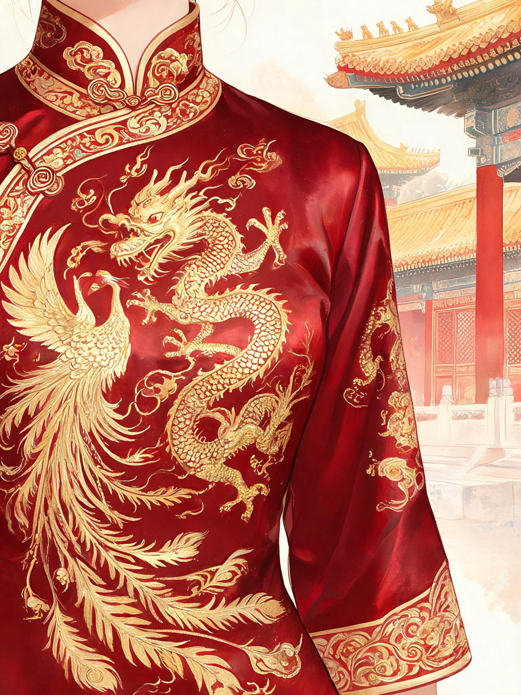 金绣华裳