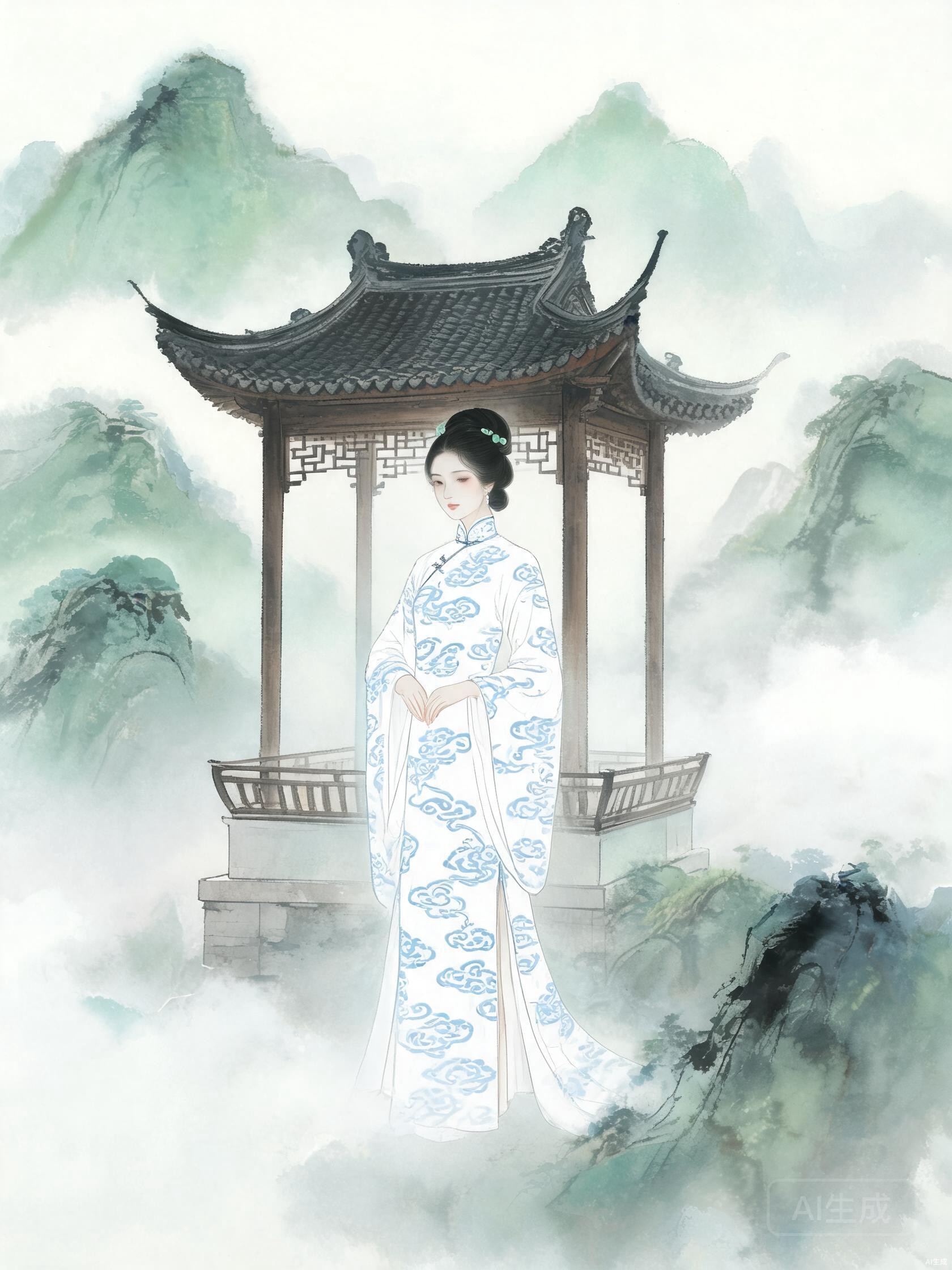 白云出岫